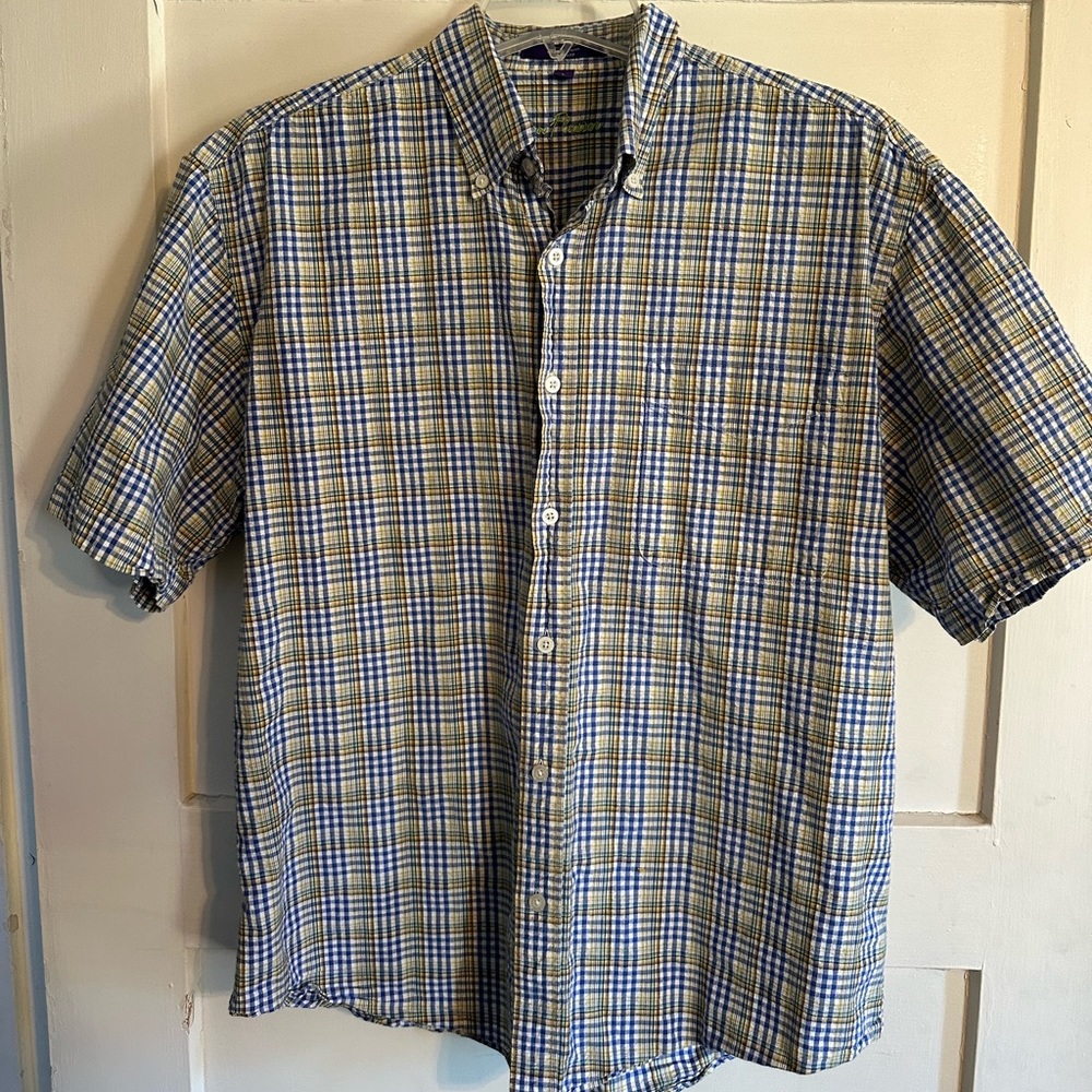 Alan Flusser Shortsleeved Button Up